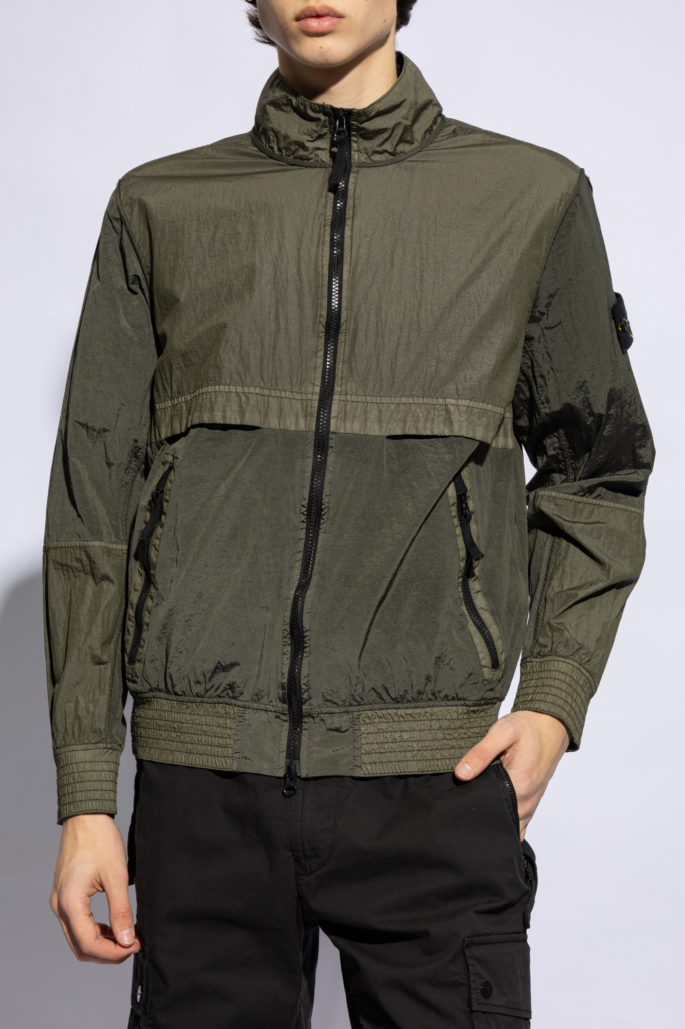 Stone Island Jacket with a stand-up collar | Men's Clothing | Vitkac